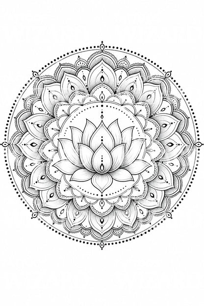 Lotus Mandala Tattoo Design
