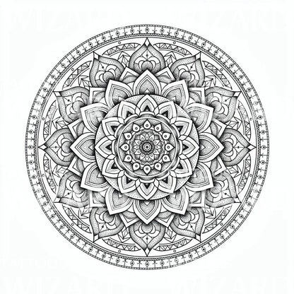 Lotus Mandala Tattoo Design