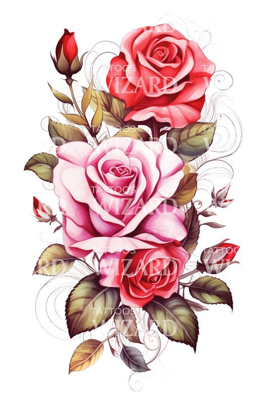 Lovely Bouquet of Rose Flowers For Women