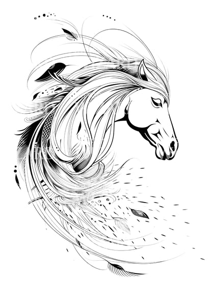 Lovely Sketch Tattoo Design