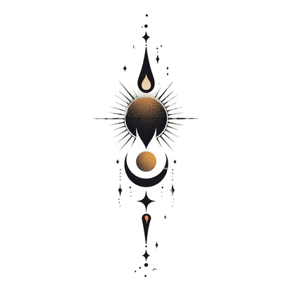 Luck and Protection Talisman Tattoo Design