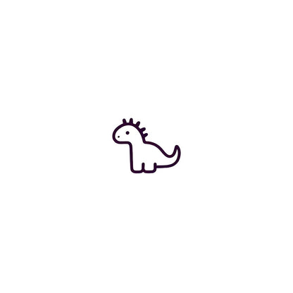 Cute and Tiny Dinosaur Tattoo Design