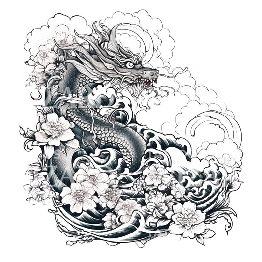 Japanese Dragon Design