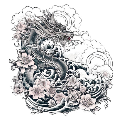 Japanese Dragon Design