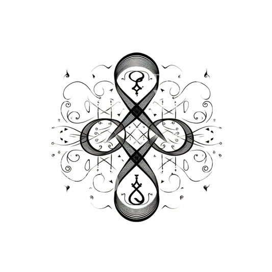 Abstract Shapes Minimalist Tattoo Design