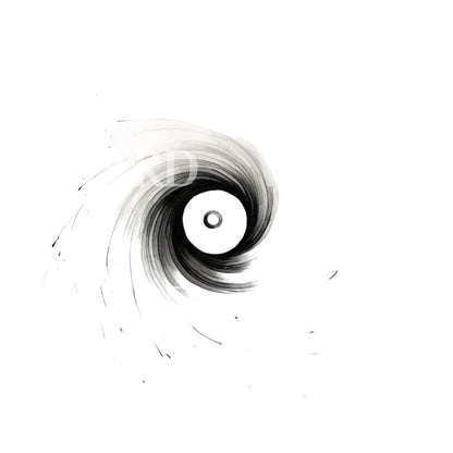 Sketch Spiral Tattoo Design