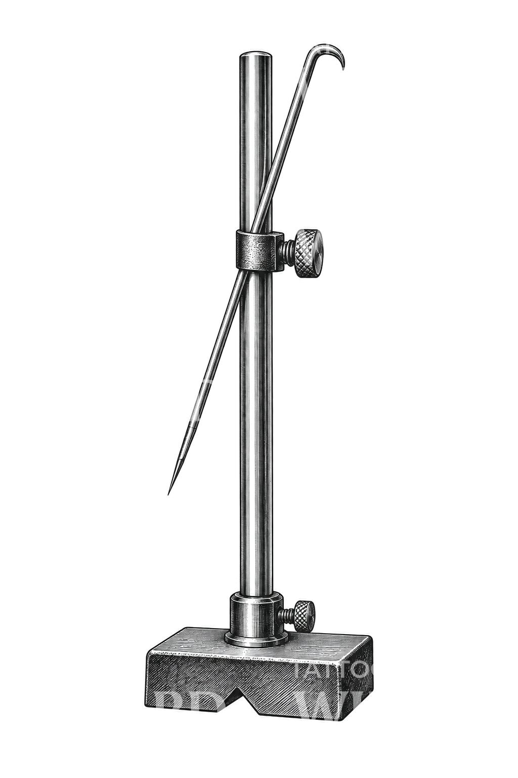Machinist Surface Gauge Tattoo Design
