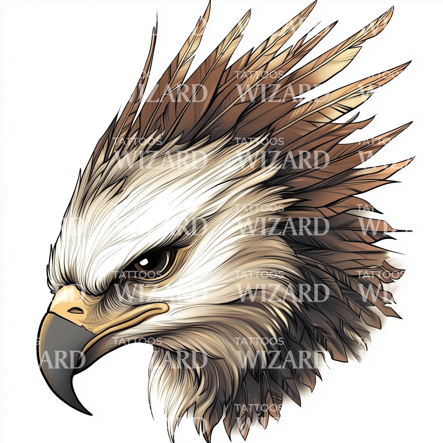 Majestic Bald Eagle Tattoo Idea