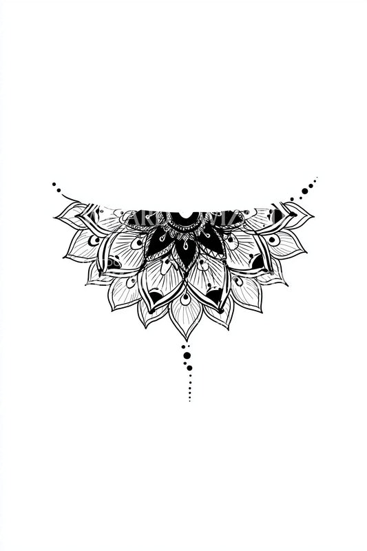 Mandala Chest Ornament Tattoo Design