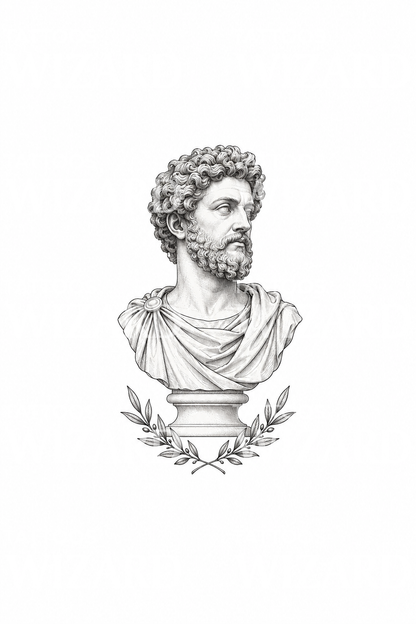 Marcus Aurelius Stoic Bust Tattoo Idea