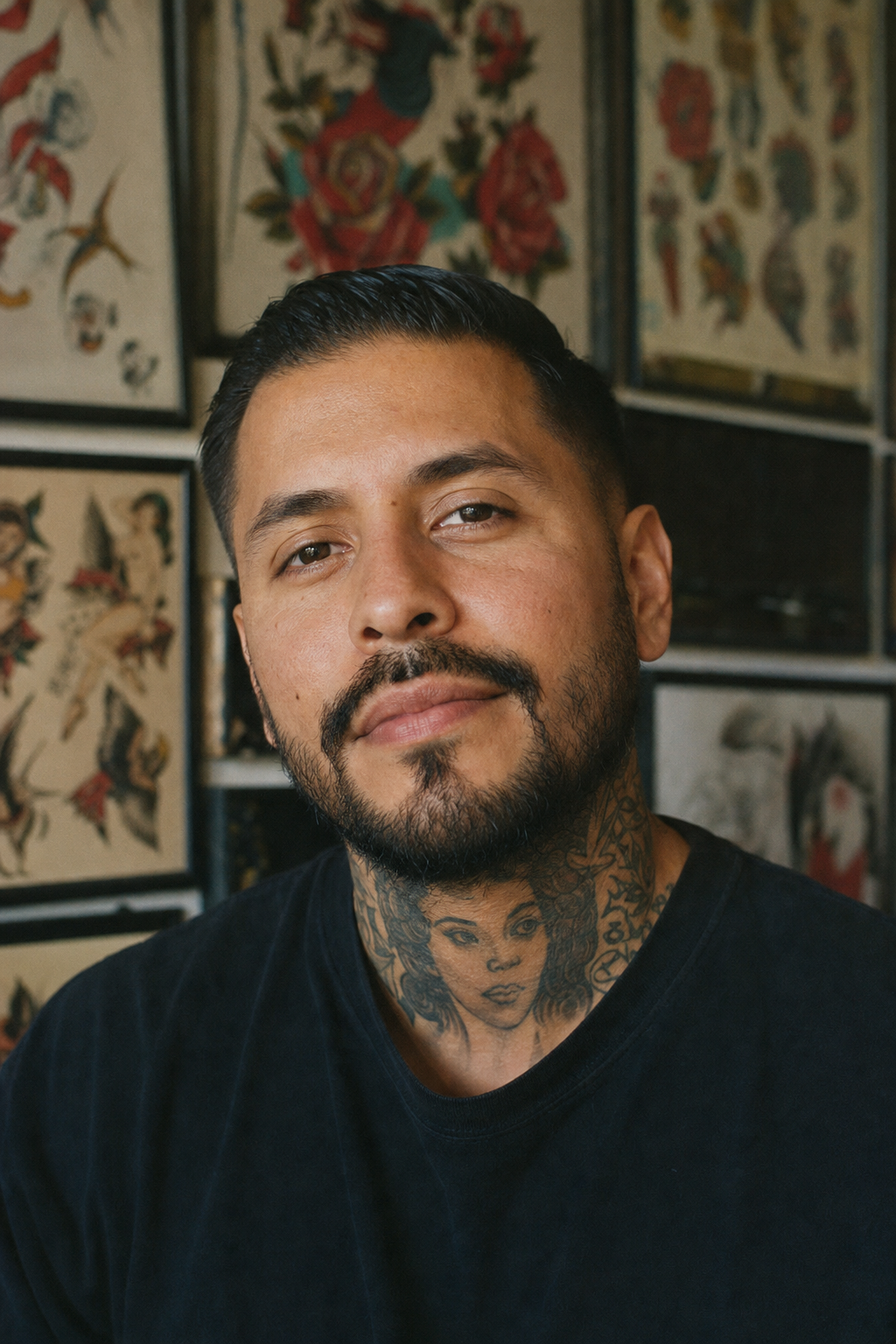 Mateo Rivas, traditional tattoo artist
