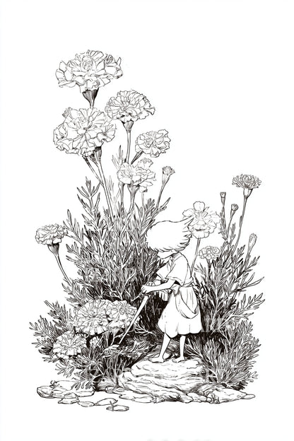 Meadow Explorer Tattoo Illustration