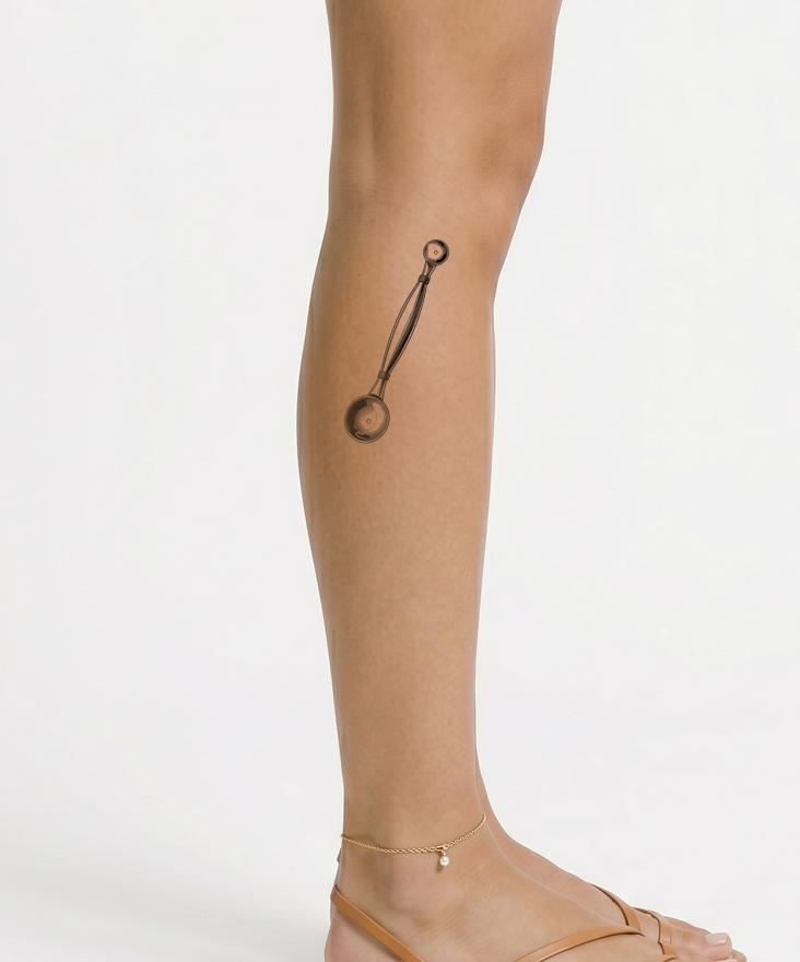 Double Ended Melon Baller Tattoo Illustration