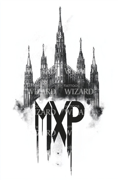 Milan MXP Drip Gothic Tattoo Idea