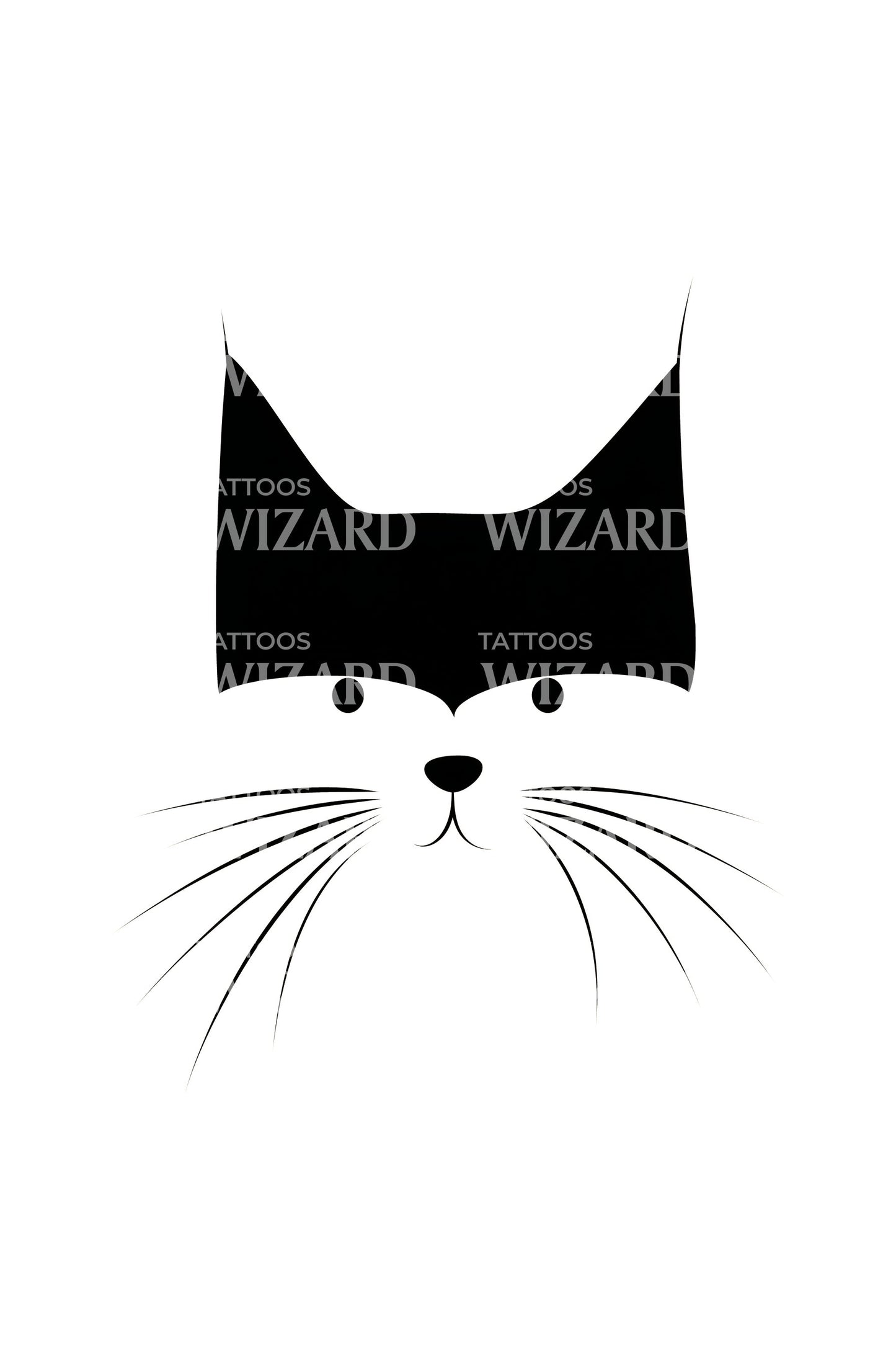Minimal Cat Icon Tattoo Idea