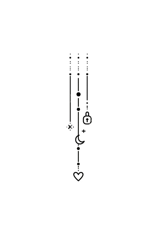 Minimal Charm Heart Tattoo Idea