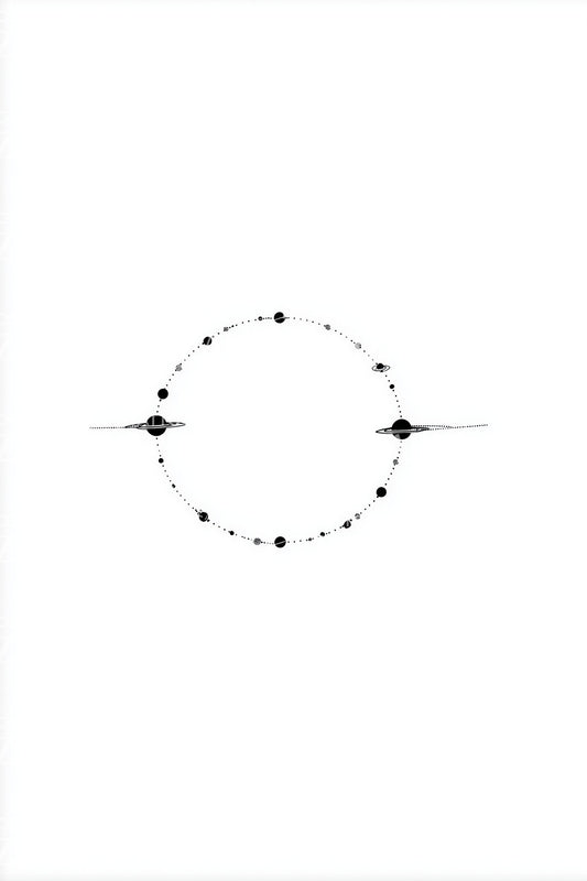 Minimal Moon Ring Tattoo Design