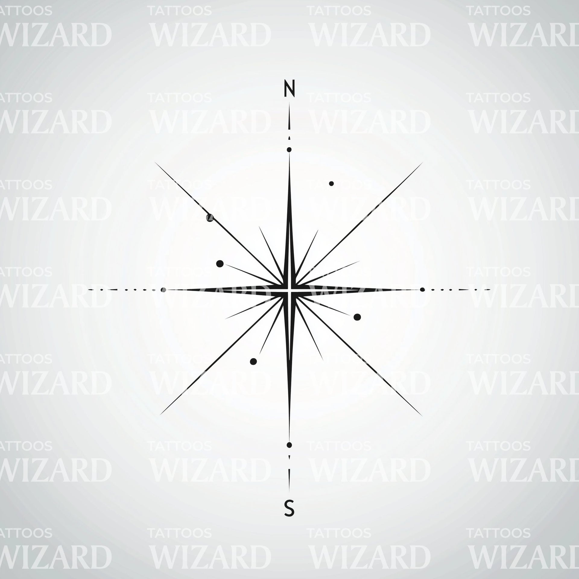 Idée de tatouage de boussole de navigation minimaliste – Tattoos Wizard  Designs, image size:1920x1920