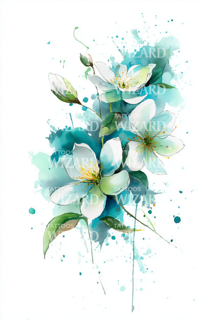 Ide Tato Percikan Magnolia Mint