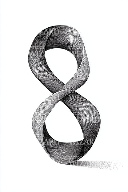 Moebius Figure Eight Tattoo Design