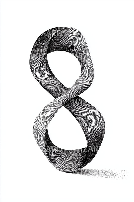 Moebius Figure Eight Tattoo Design