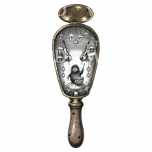 Mole Orchestra Mirror Tattoo Illustration