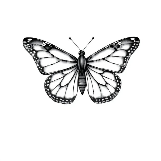 Monarch Butterfly Tattoo Design