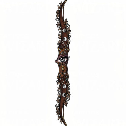 Mystic Eye Bow Tattoo Design