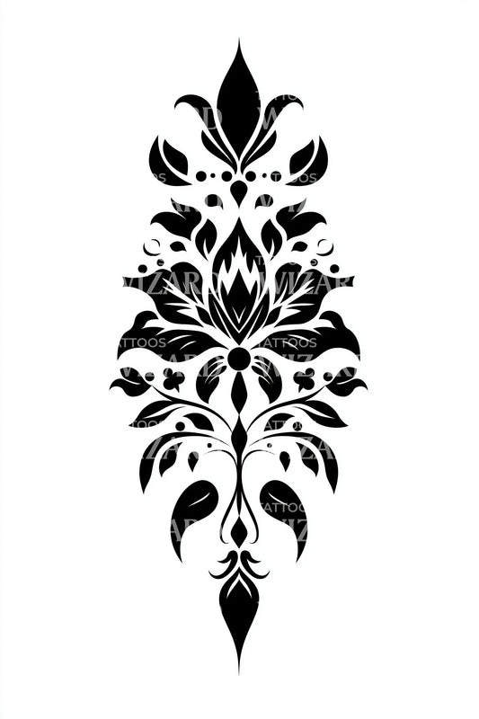 Mystic Lotus Flare Tattoo Idea