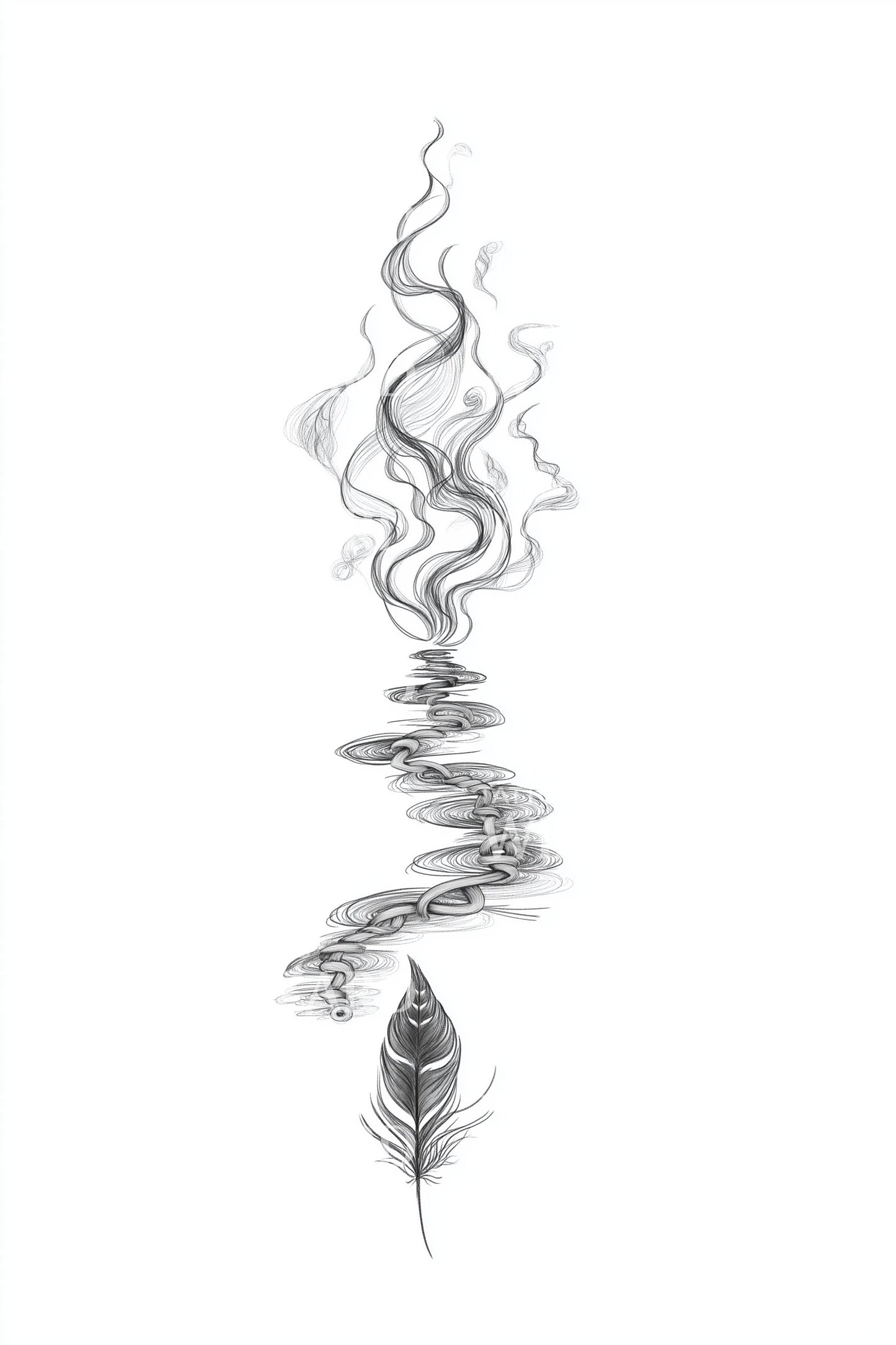 Mystic Smoke Trail Tattoo Idea