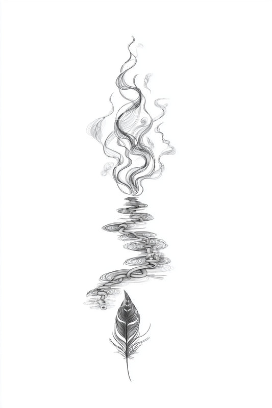 Mystic Smoke Trail Tattoo Idea