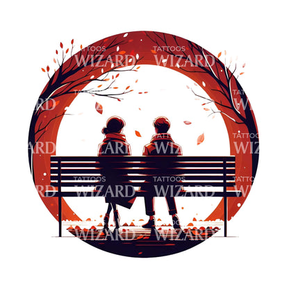 Evening Of The Love Tattoo Design