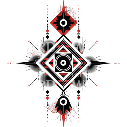 Native American Talisman Tattoo Design
