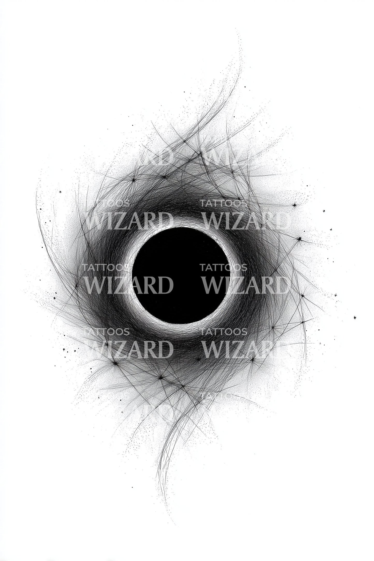 Nebula Void Spiral Tatoveringsdesign