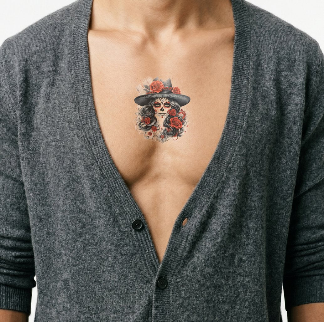 La Catrina Neo Traditionelles Tattoo-Design