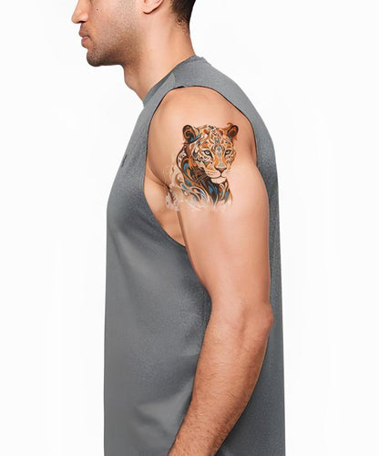 Neo Traditional Panther Tattoo Design