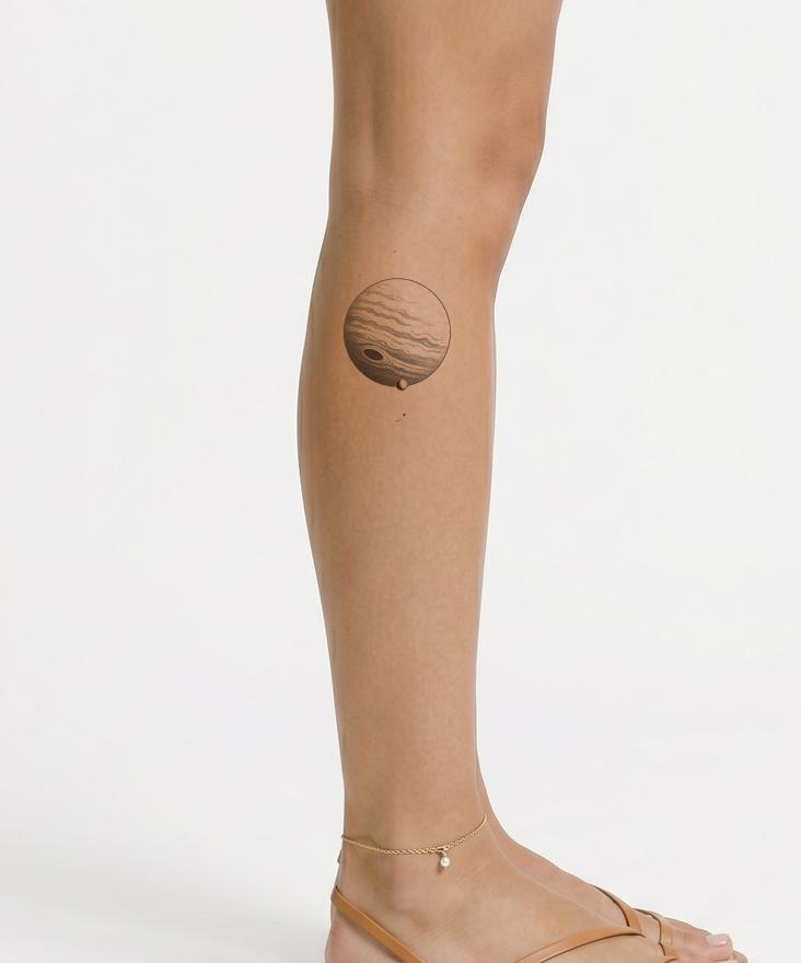 Neptuns Sturmfleck und Triton Tattoo-Design