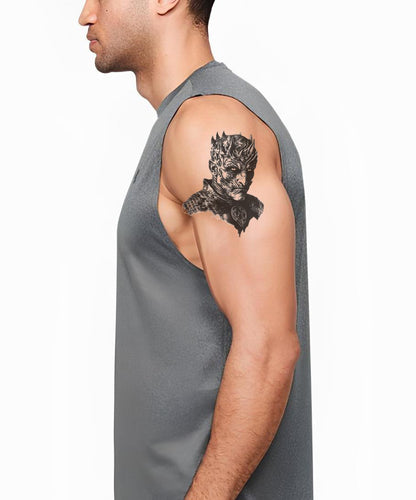 Dark Night King Evil Tattoo Design