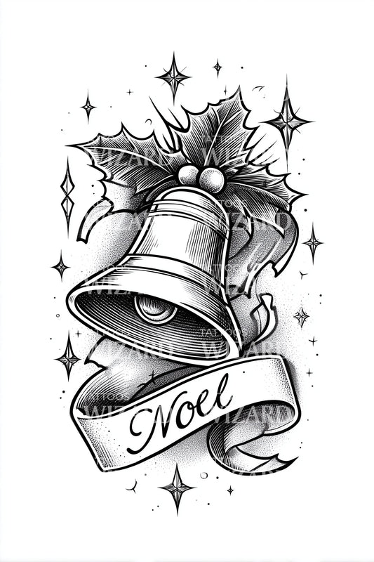 Noel Bell Holly Tattoo Design