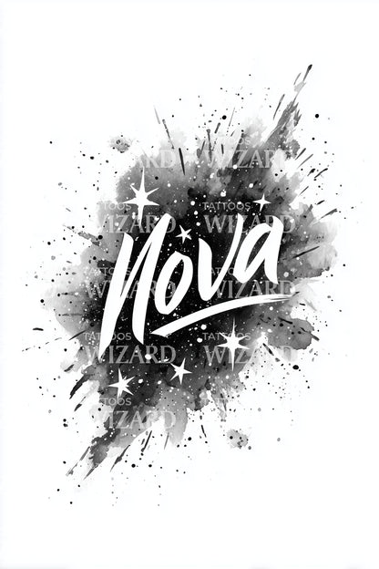 Nova Ink Splash Tattoo Design