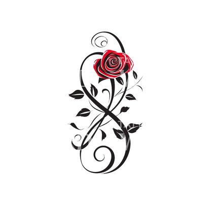 Infinity Symbol Minimalist Tattoo Design