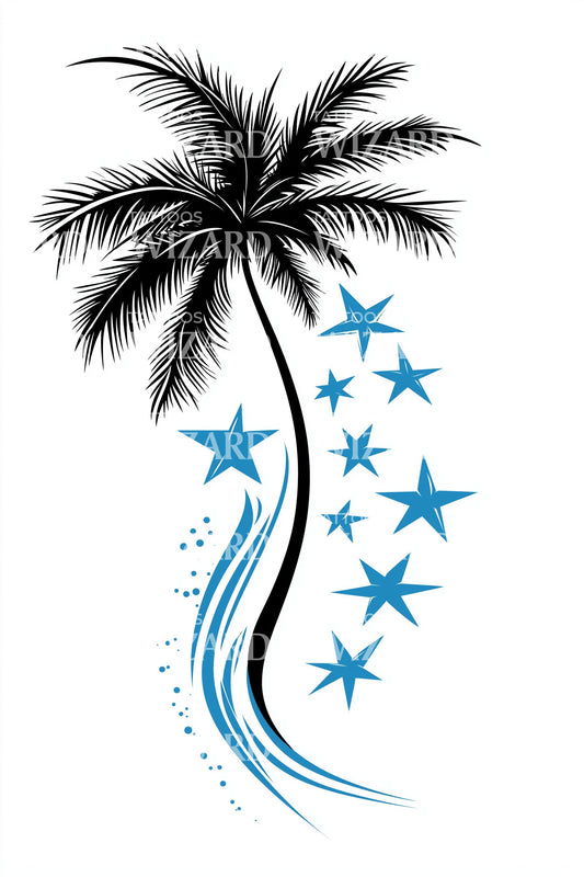 Ozeanien Sternenpfad Tattoo Idee