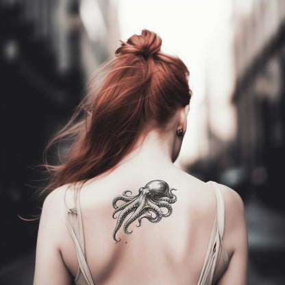 Deep Sea Octopus Tattoo Design