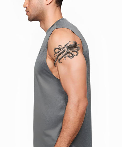 Deep Sea Octopus Tattoo Design