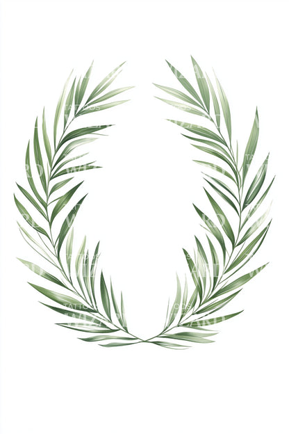 Olive Laurel Wreath Tattoo Design