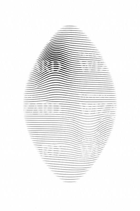 Op Art Wave Field-tatoveringsdesign
