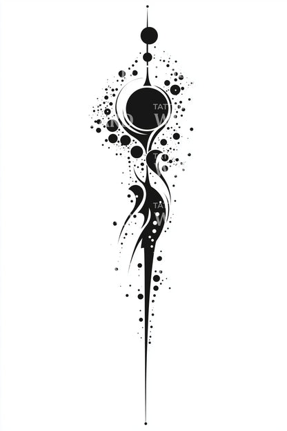 Orbit Totem Alignment Tattoo Design