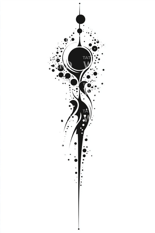 Orbit Totem Alignment Tattoo Design