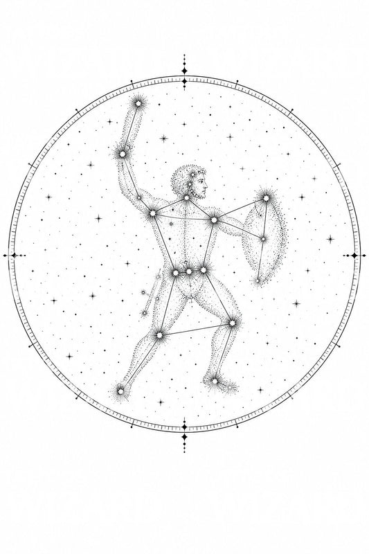 Orion Takımyıldızı Dövme Tasarımı