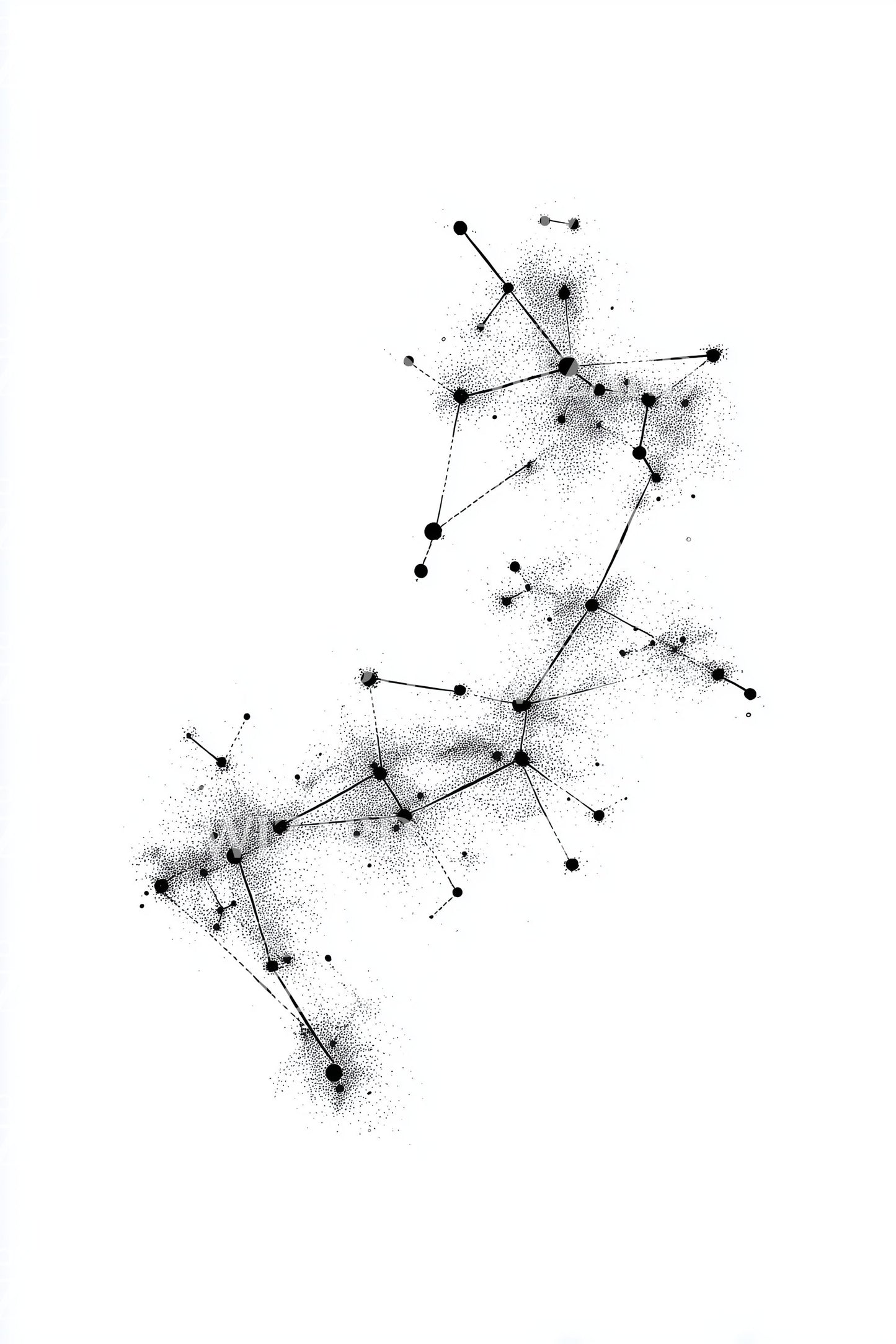 Orion Rose Constellation Tattoo Design